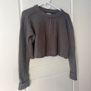 NWOT. silence + noise woman's chunky knit copped sweater. Middle Seam Size: S